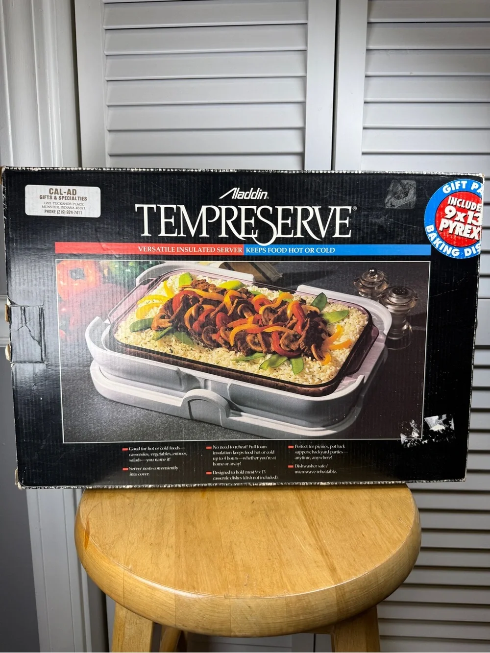 Tempreserve Insulated Food Server - White Aladdin